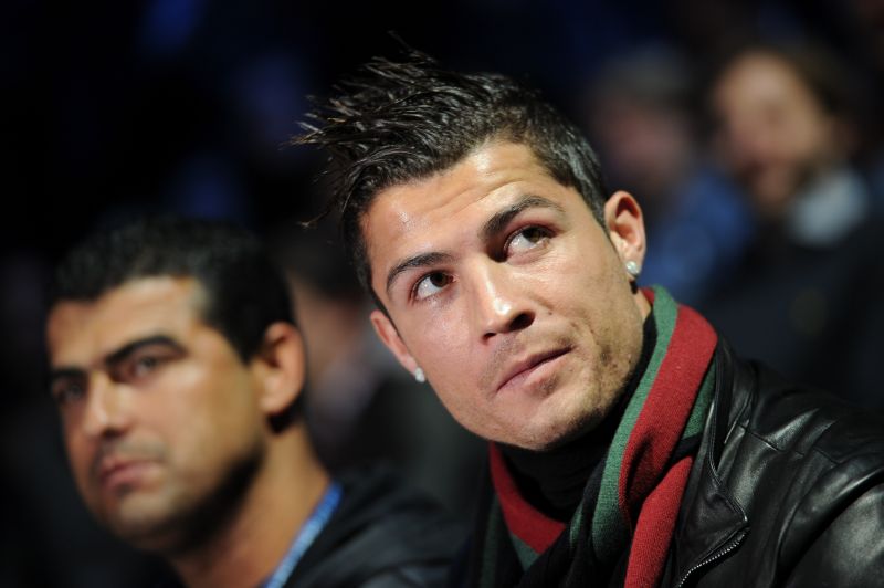 Contusão no tornozelo esquerdo tirou Cristiano Ronaldo de treino do Real Madrid | AFP