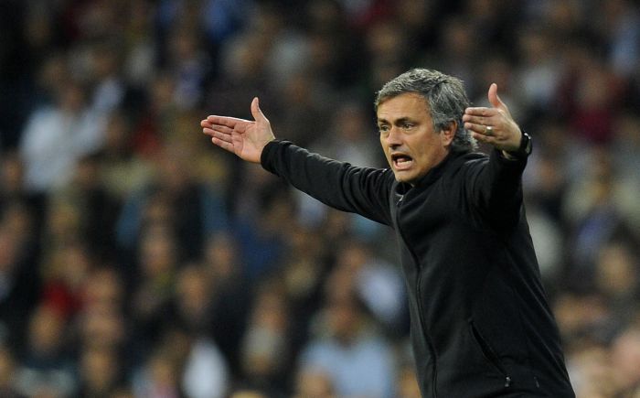 Técnico José Mourinho na vitória do Real Madrid no clássico com o Atlético de Madrid | Reuters