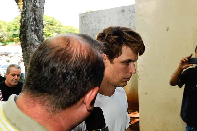 Vagner Eizing Ferreira Pio, 25 anos, confessou ter sido o mentor do assassinato de Luiz Antônio Paolicchi, seu ex-companheiro e ex-secretário da Fazenda de Maringá | Fábio Dias/Gazeta do Povo