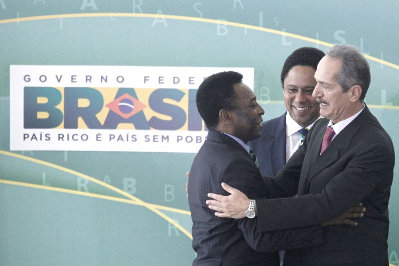 Transmissão de cargo de Orlando Silva para Aldo Rebelo foi prestigiada por Pelé | Ueslei Marcelino/Reuters