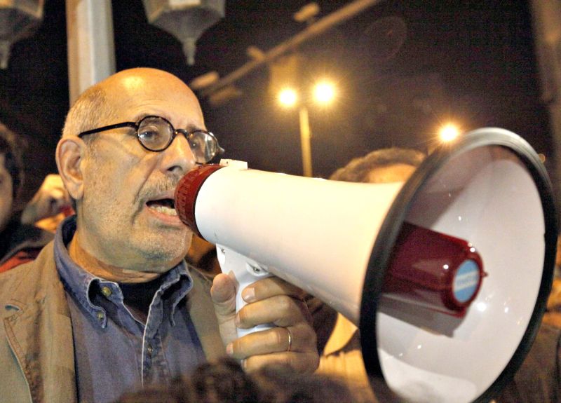 ElBaradei, ex-chefe da agência nuclear da ONU, seria alternativa dos militares | Asmaa Waguih/Reuters