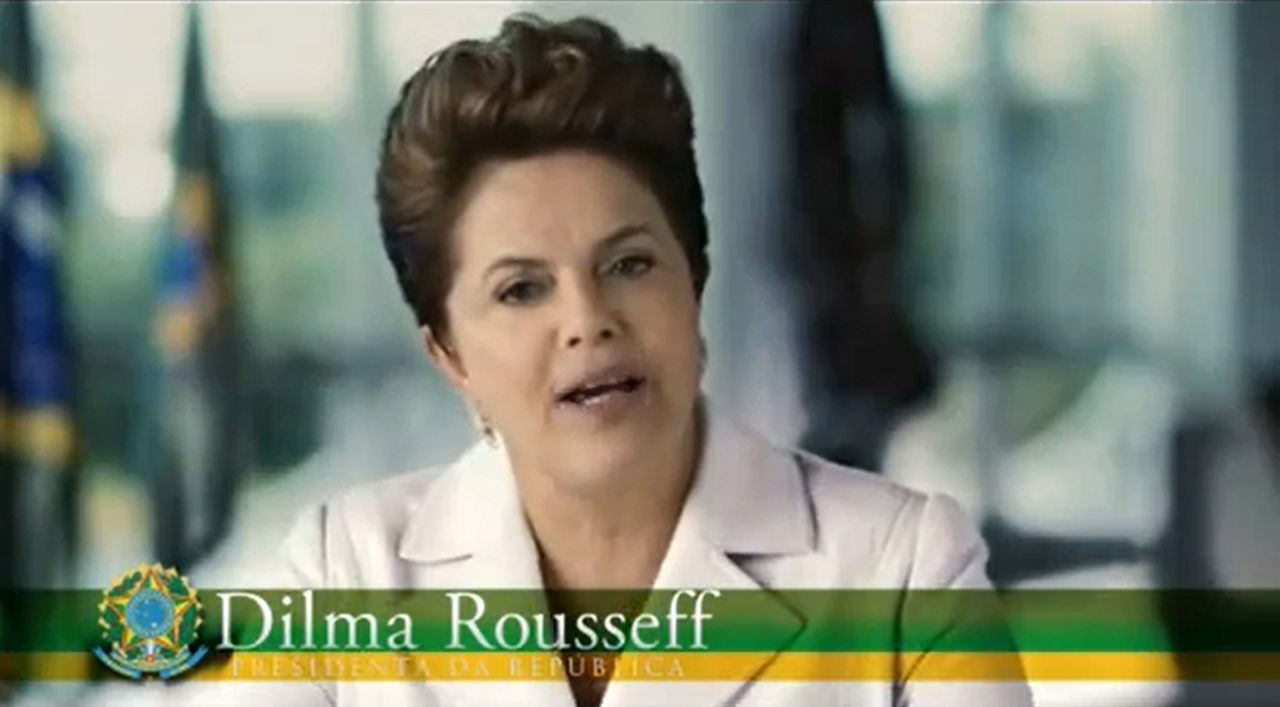 Dilma: o plano é acabar com a pobreza extrema até 2014. | Reprodução