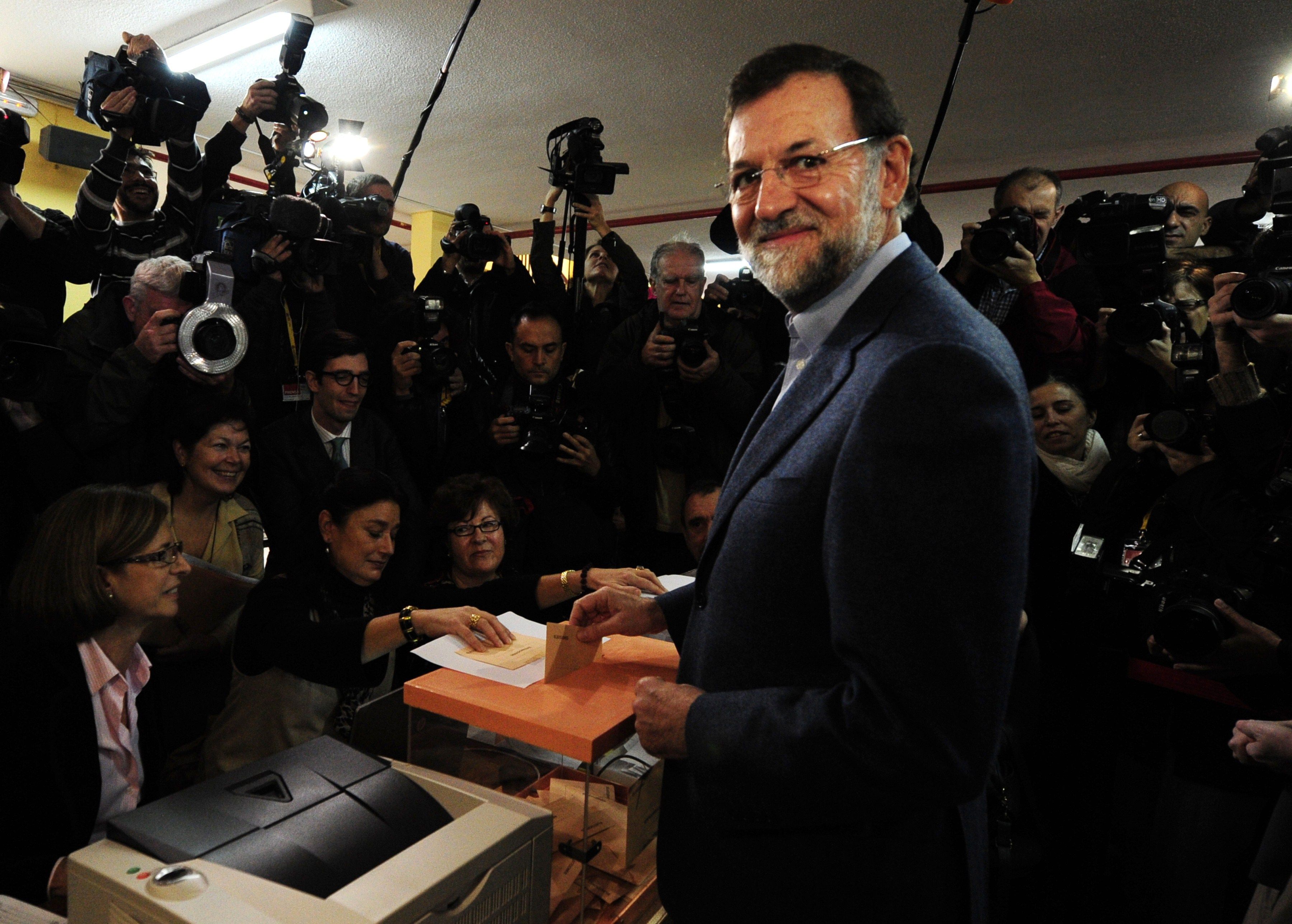 Todas as pesquisas dão vitória a Mariano Rajoyao, candidato do PP, partido que após quase oito anos na oposição pode voltar ao Governo da Espanha | REUTERS/Juan Medina