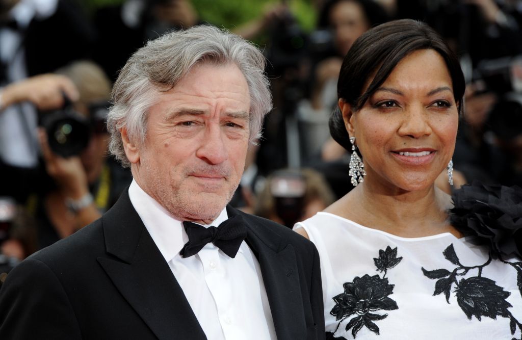 Foto de arquivo de De Niro e sua mulher, Grace Hightower, durante Festival de Cannes | AFP
