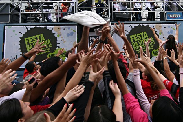 Resultado da primeira fase em 2011, na Praça Carlos Gomes | Felipe Rosa/Gazeta do Povo