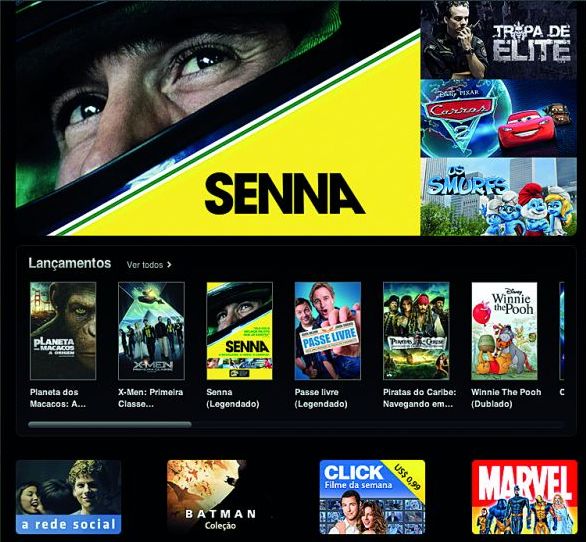 Documentário sobre Ayrton Senna foi o mais vendido ontem na iTunes Store | Reprodução