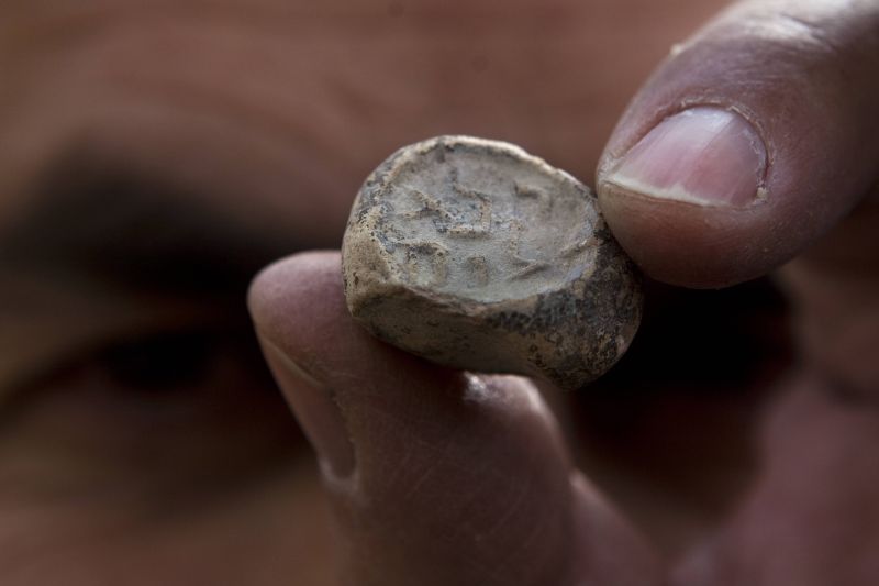 Artefato encontrado perto do Muro das Lamentações | AFP