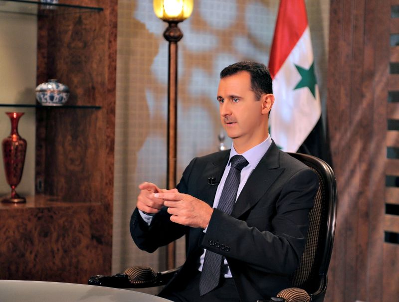 Presidente Bashar Assad nega que tenha ordenado massacre a manifestantes | AFP/Sana