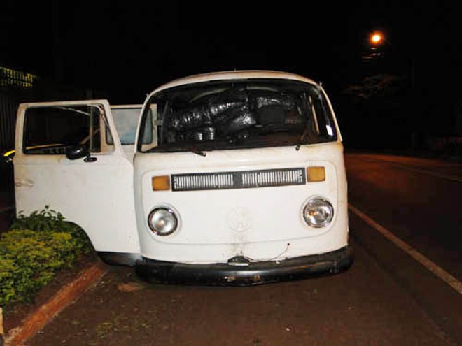 Maconha era transportada em uma Kombi | 