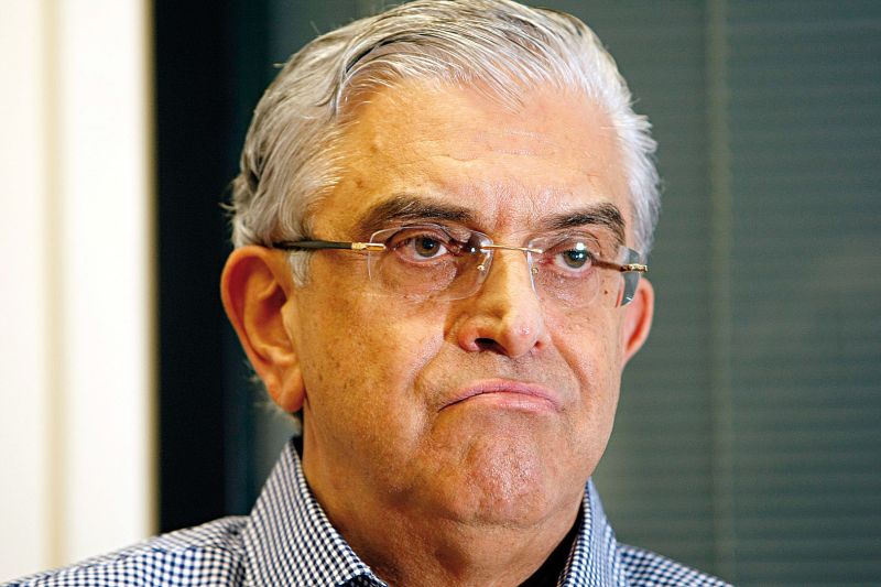 Mario Celso Petraglia, candidato à presidência do Conselho Administrativo do Atlético, não quis comentar a parceria com o Rentistas | Albari Rosa/ Gazeta do Povo