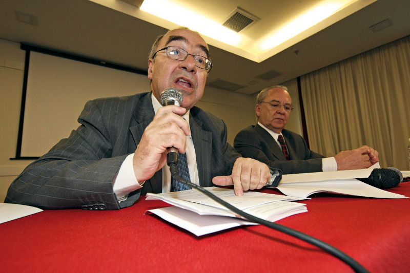 Jose Cid Campêlo Filho e Antonio Carlos Bettega, integrantes da CAPGigante: em caso de vitória do grupo nas urnas, Morro García será liberado | Marcelo Elias/ Gazeta do Povo