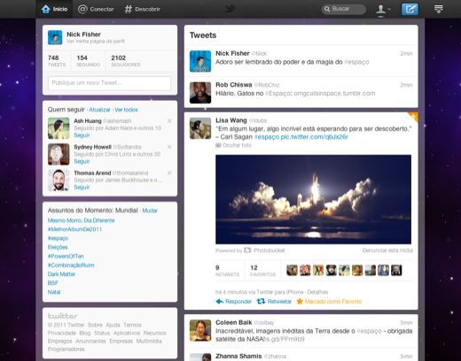 O Twitter espera que sua nova versão facilite o acesso a conteúdos interessantes no serviço e traga melhorias tecnológicas que aumentarão sua velocidade | Reprodução