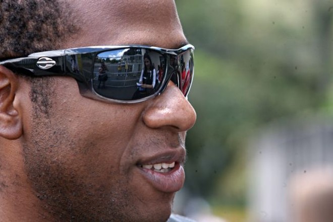 Geison David da Silva, 30 anos, tenta uma vaga no processo seletivo para formação de oficiais da Policia Militar | 