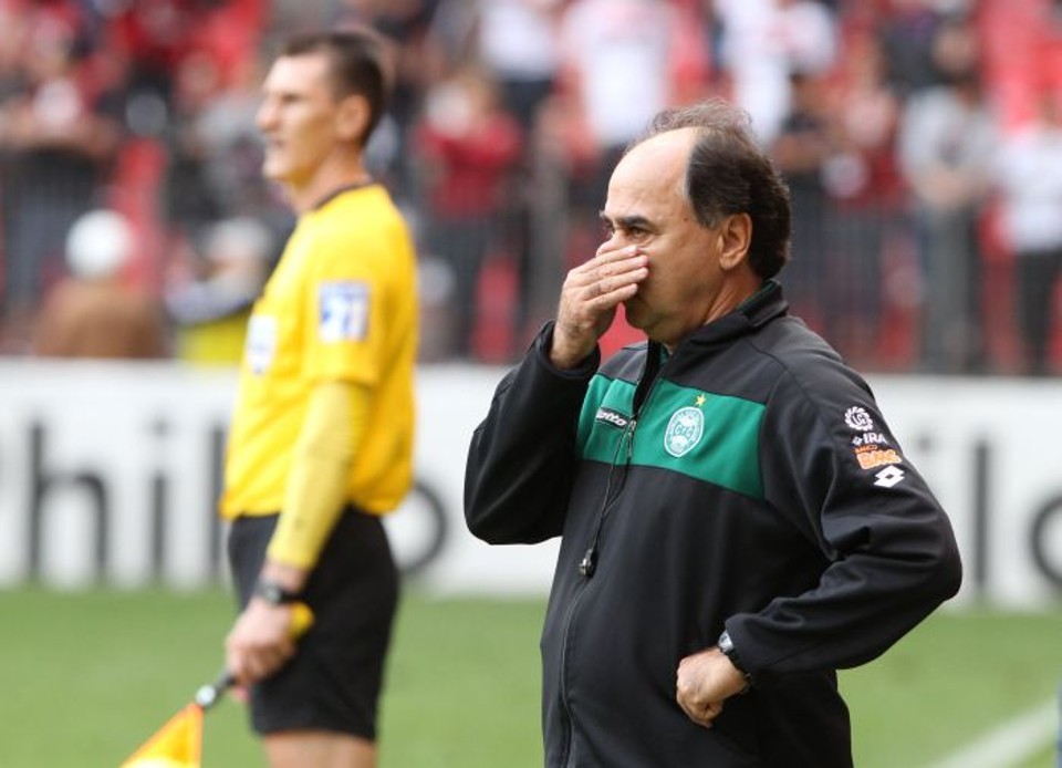 Marcelo Oliveira se disse triste, mas não decpecionado com o fato de o Coritiba não ir à Libertadores | Daniel Castellano / Gazeta do Povo