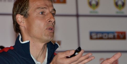 Klinsmann, que atualmante comanda a seleção norte-americana, na palestra do Footecon | Divulgação Footeco