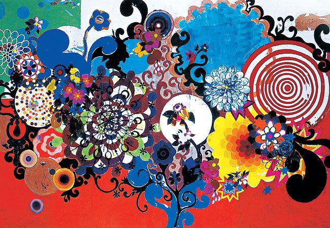 O Mágico, de Beatriz Milhazes, arrematada por mais de US$ 1 milhão na Sothebys nova-iorquina | Reprodução