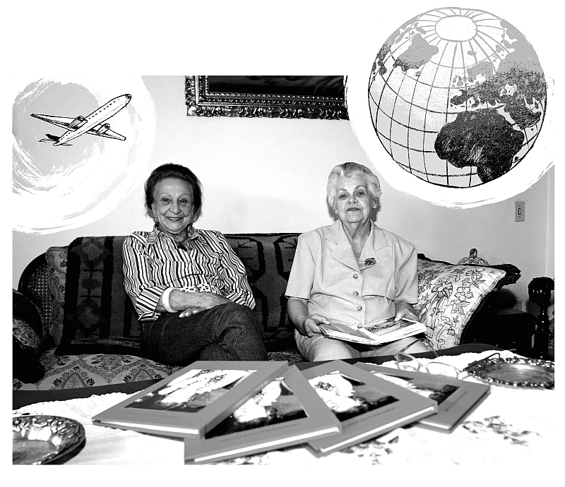 Ossy (esquerda) e sua madrasta Liamir | Foto: Antonio More Arte: Felipe Lima