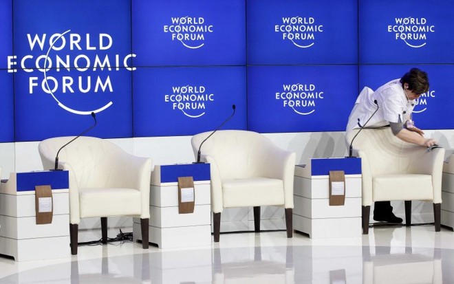 Na Suíça, quase tudo pronto para discussões sobre o rumo da economia mundial | Arnd Wiegmann/Reuters