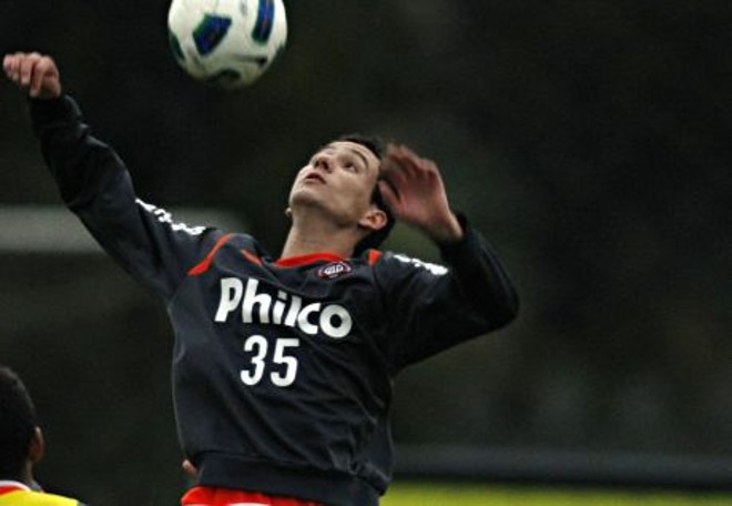 Em treino, atacante Pablo foi escalado na lateral-direita do Atlético | Albari Rosa / Gazeta do Povo