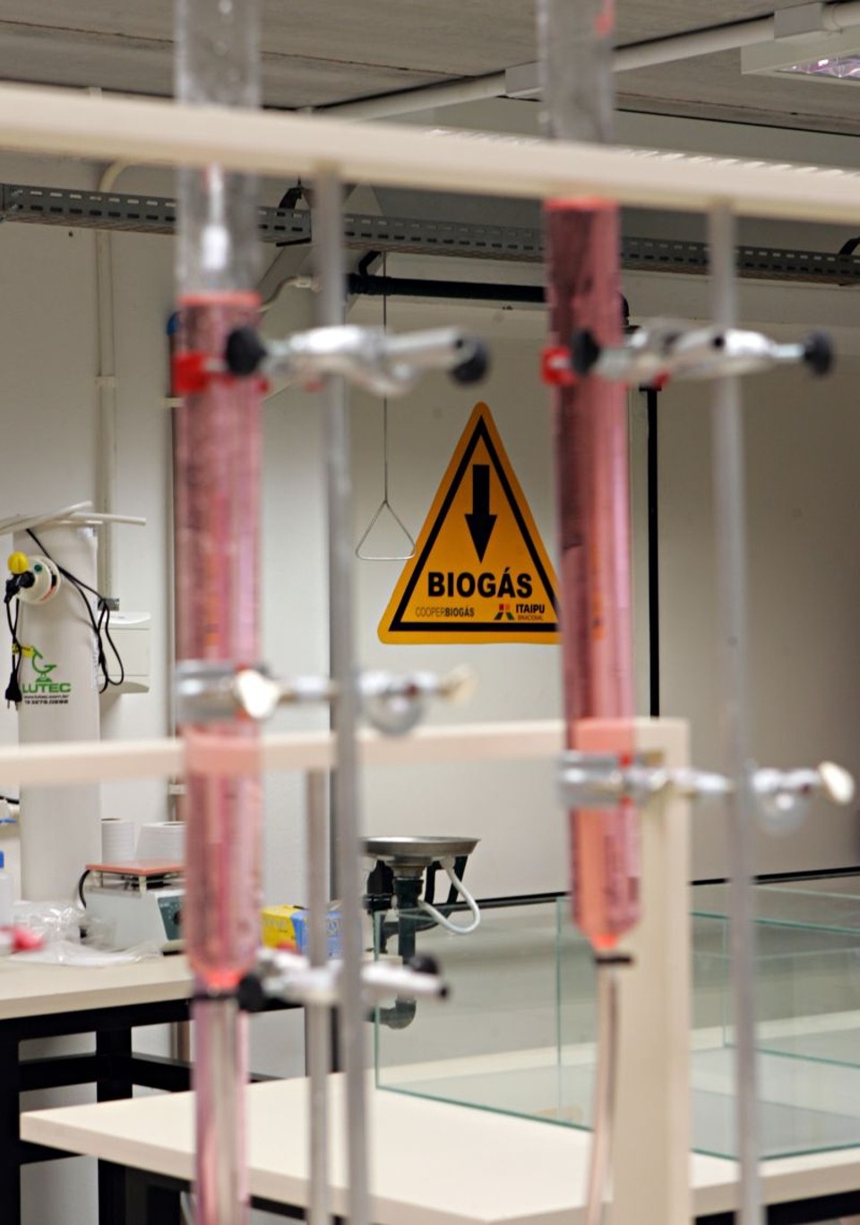Laboratório de Biogás do PTI | Christian Rizzi/Gazeta do Povo