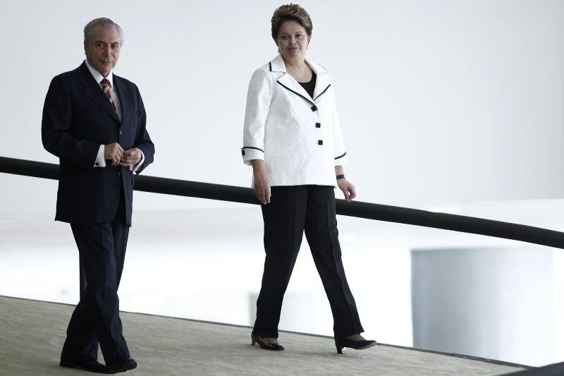 Temer e Dilma: presidente disse ao vice que não há perseguição contra o PMDB | Ueslei Marcelin/Reuters