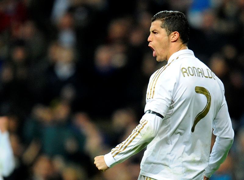 Com dois gols contra o Bilbao, Ronaldo reassumiu a artilharia do Espanhol à frente de Messi | Felix Ordonez / Reuters