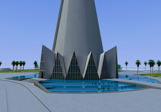 A primeira etapa da obra será para a reforma do espelho dágua, o calçamento em torno da igreja e a iluminação definitiva | Divulgação PMM