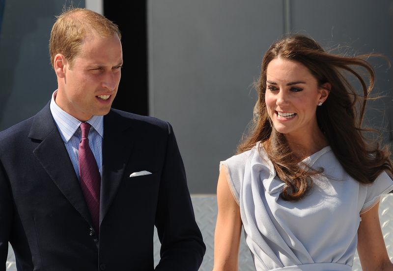 O príncipe William e sua esposa, Kate Middleton | AFP