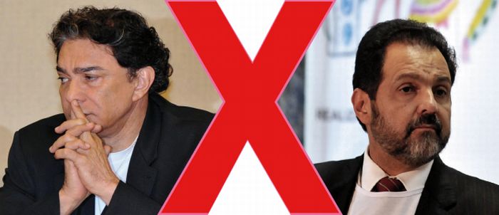 Durval Barbosa(esq.) acusa Agnelo Queiroz de ter acionado a Polícia Federal para investigar governo do DEM | Marcello Casal Jr./AB e Antonio Cruz/ABr