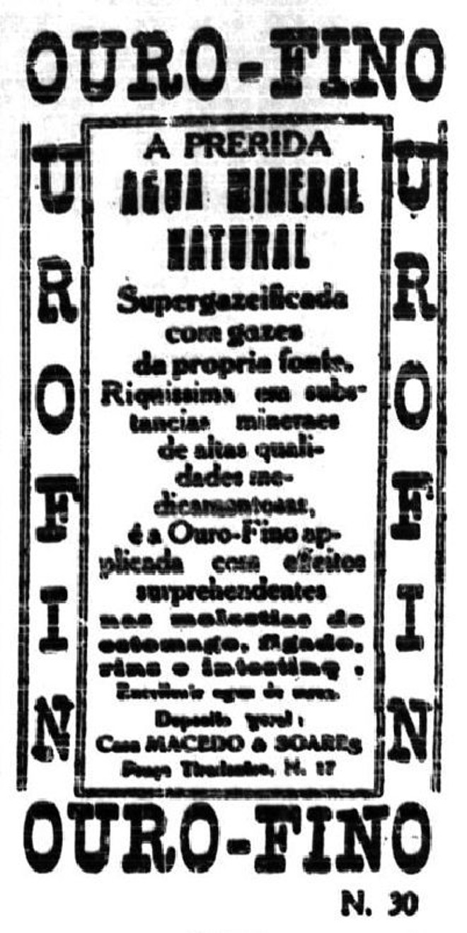 Água era vendida só na 