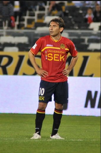 Se confirmada a transferência, uruguaio Ligüera seria o primeiro reforço atleticano para 2012 | Divulgação Unión Española