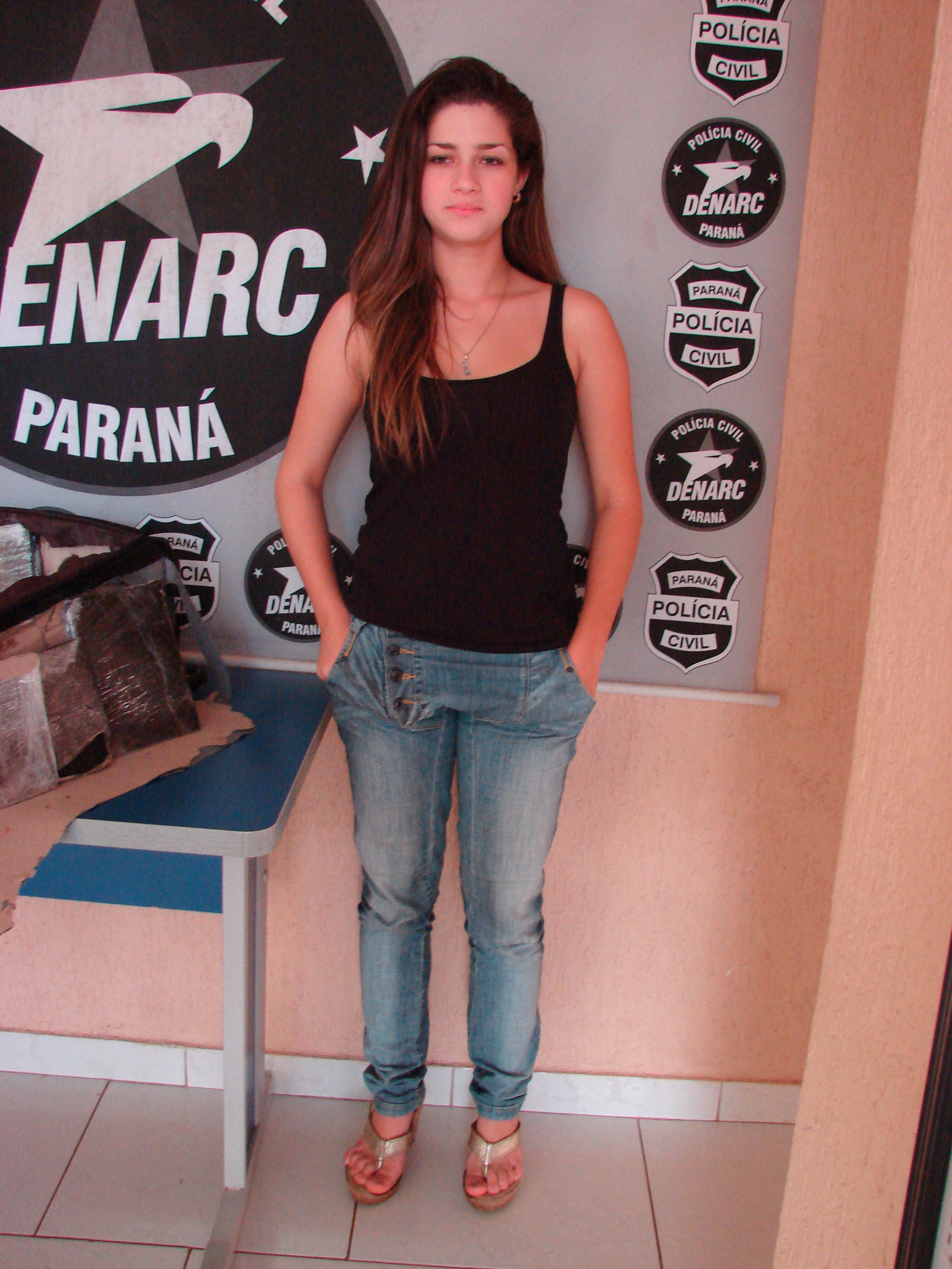 Thais Melo foi detida em flagrante | Denarc