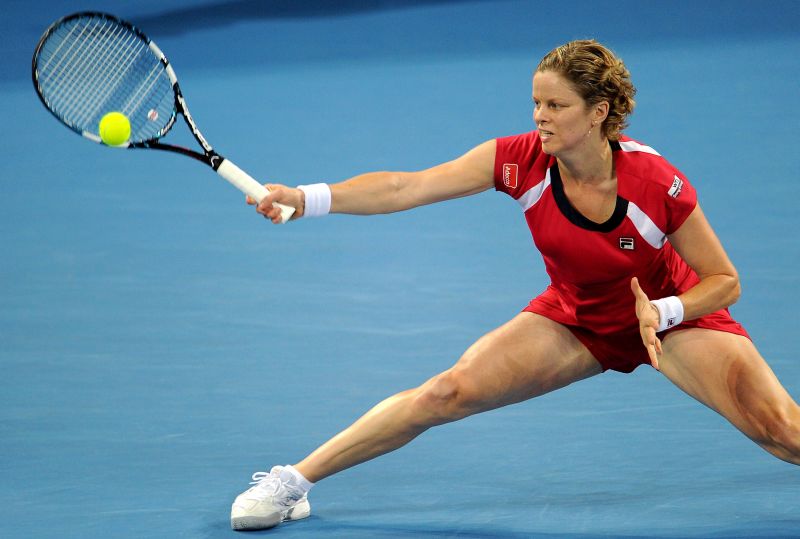 Kim Clijsters está classificada para as semifinais do Torneio de Brisbane | AFP