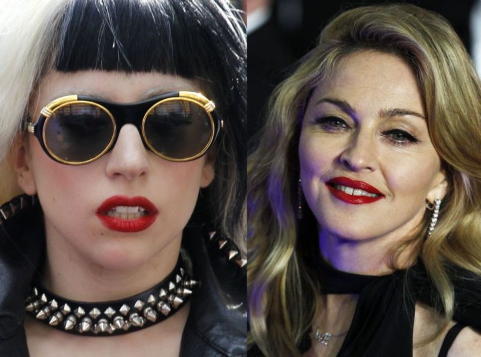 Comparações entre Madonna e Lady Gaga são extensas | REUTERS/Yves Herman e REUTERS/Luke MacGregor