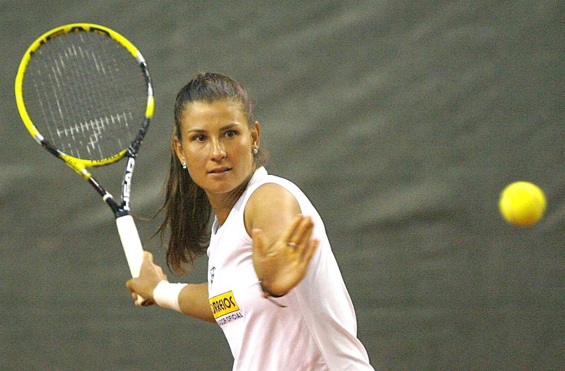 Ana Clara Duarte é uma das tenistas que vão representar o país na disputa da fase continental da Fed Cup, competição mais importante por equipe do tênis mundial | Jonathan Campos/Gazeta do Povo