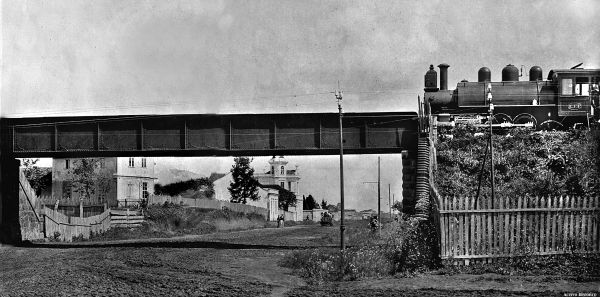 A Ponte Preta original sobre a Rua João Negrão, em 1905 | Acervo histórico CD