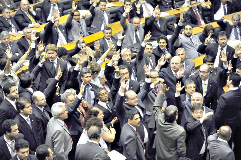 Plenário da Câmara dos Deputados: comportamento dos partidos deixa todos na mesma vala. | Renato Araújo/ ABr