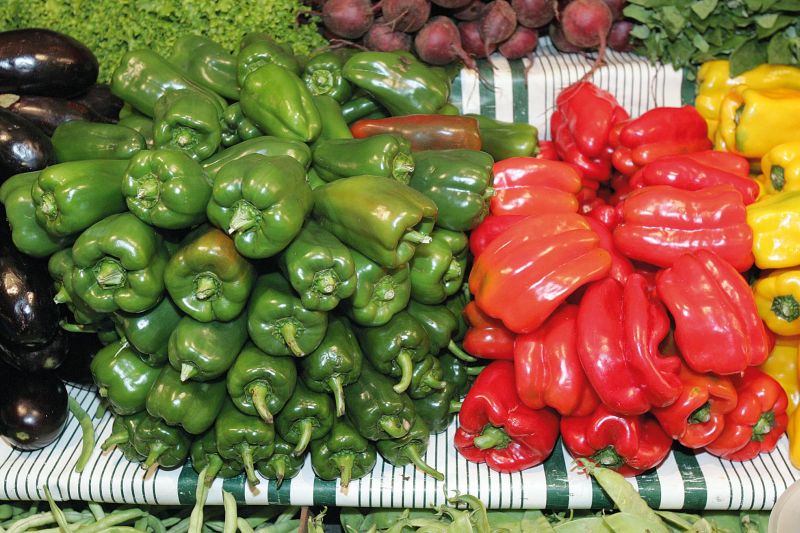 Pimentões: os campeões em quantidade de agrotóxicos | Aniele Nascimento/ Gazeta do Povo