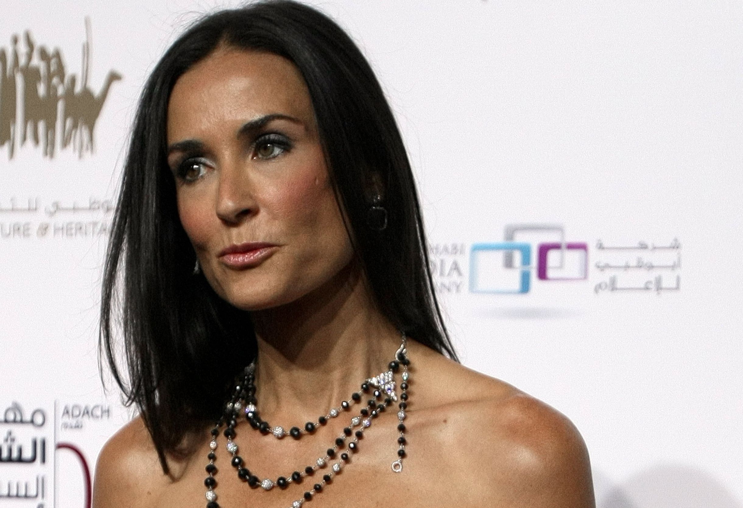 Demi Moore anunciou em novembro seu divórcio do ator Ashton Kutcher, com quem esteve casada durante seis anos | AFP PHOTO/MARWAN NAAMANI