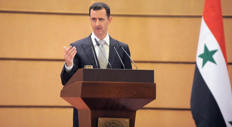 Assad repetiu a acusação de que há uma conspiração contra ele, mas disse que ela está fracassando | AFP PHOTO/SANA