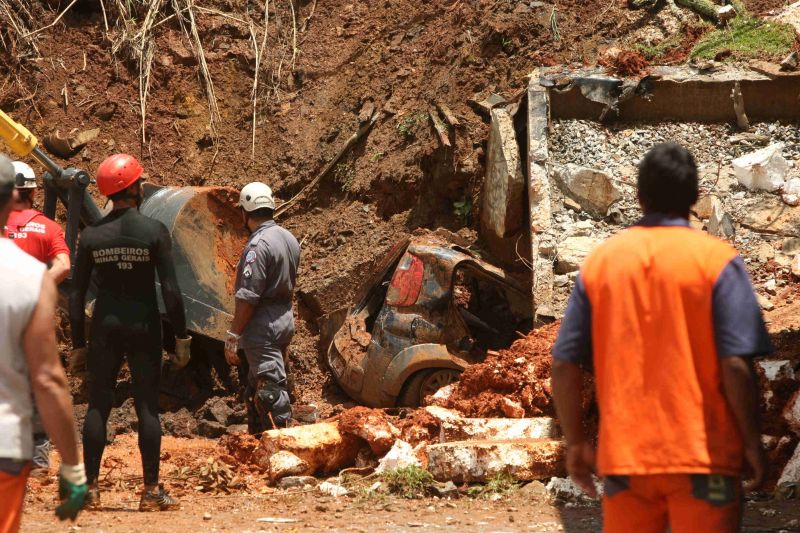 Na rodoviária de Ouro Preto um deslizamento matou um taxista | Carlos Rhienck/Jornal Hoje em Dia