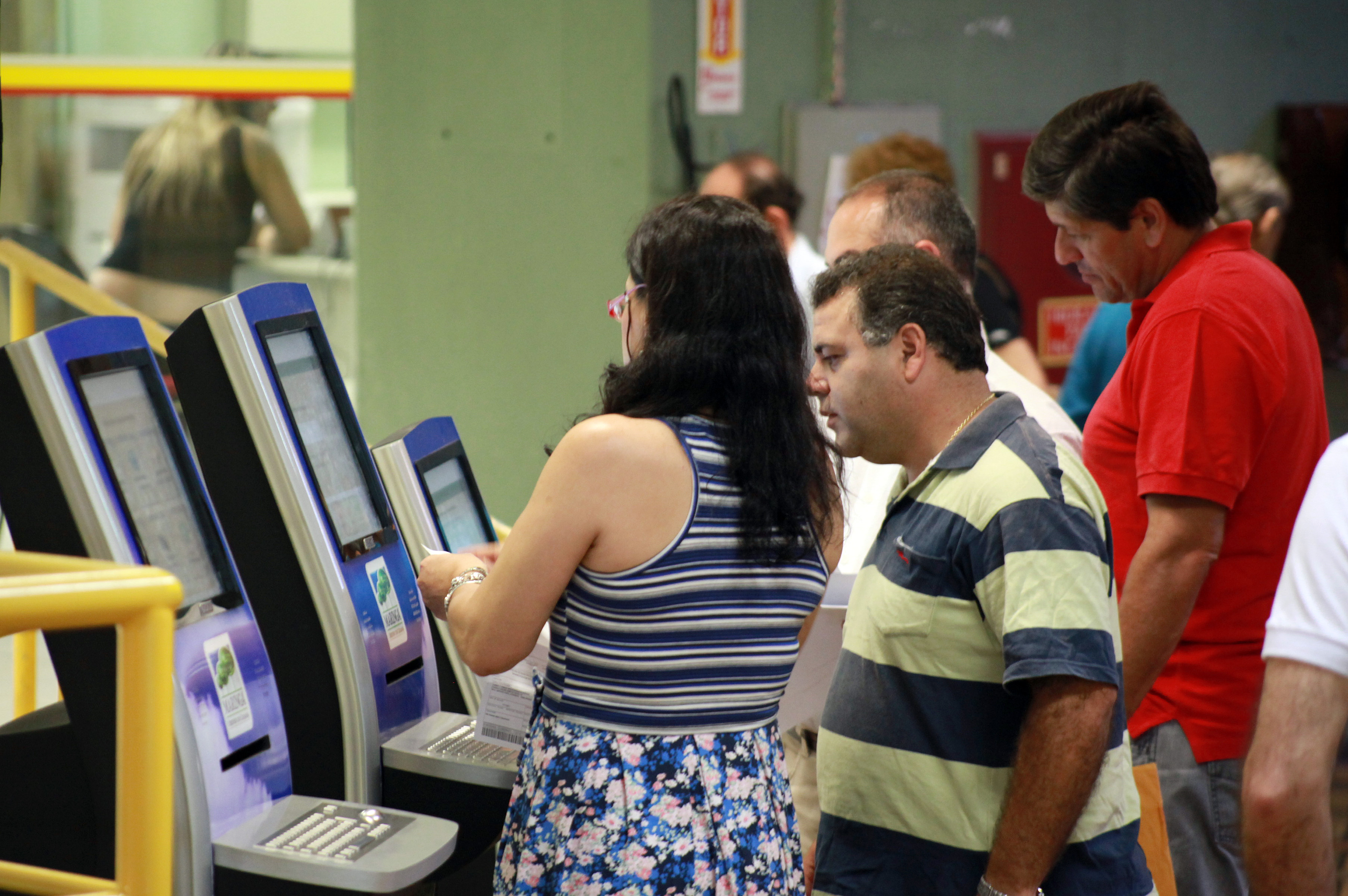A partir deste ano, as guias também podem ser impressas nos terminais de autoatendimento no Paço Municipal | Divulgação - Assessoria PMM