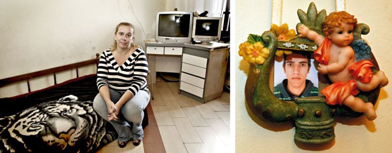 Isabel Meira, 43 anos, no quarto do filho Davi, que sumiu no dia 9 de novembro do ano passado: queixas sobre a falta de empenho da polícia | Fotos: Priscila Forone/ Gazeta do Povo