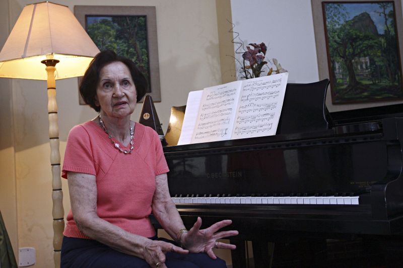 Ingrid coordenou a Oficina de Música de 1983 a 2001, e foi homenageada na abertura da 30ª edição, que se encerra hoje | Felipe Rosa/Gazeta do Povo