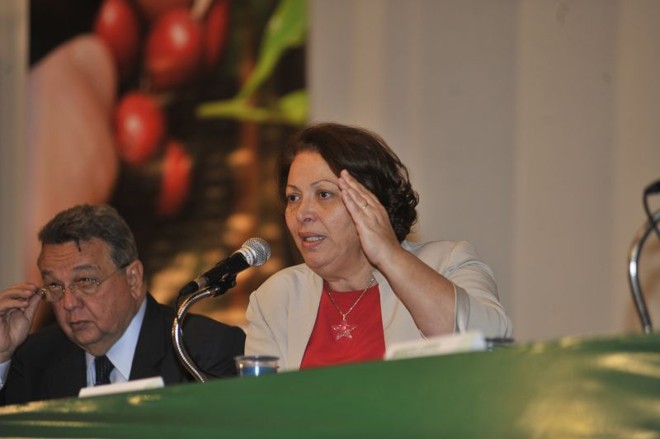 Ideli Salvatti, ministra da Secretaria de Relações Institucionais da Presidência da República |