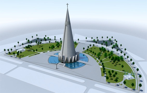 Primeira etapa consiste na reforma do espelho dágua, calçamento e iluminação | Divulgação PMM