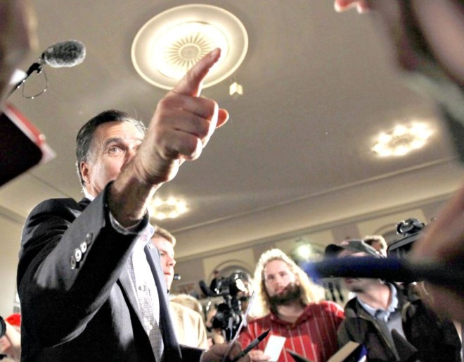 Romney já está em New Hampshire | Brian Snyder/Reuters