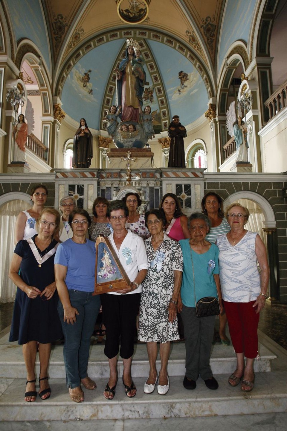 Na Paróquia Nossa Senhora das Mercês, 950 pessoas se revezam nos cuidados com as cerca de 50 capelinhas | Antônio More / Gazeta do Povo