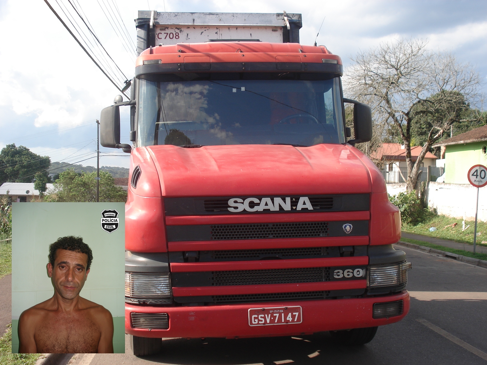 Caminhão deve ser devolvido à empresa paulista | Polícia Civil