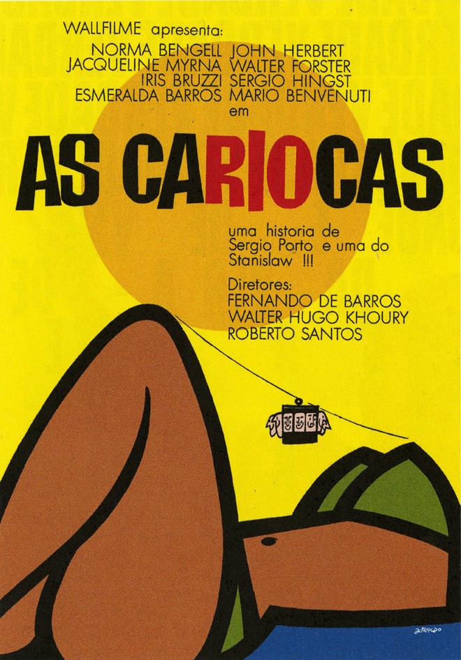 Cartazes de filmes como As Cariocas, destaque das artes gráficas de meados do século passado | 